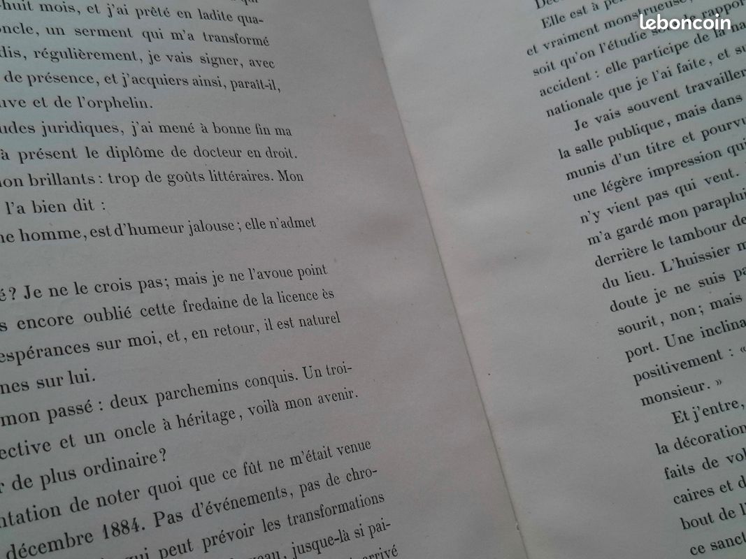 Une tâche d'encre, René Bazin - roman de 1888 - ouvrage couronné par l'Académie ; compositions d'André Brouillet ; Alfred Mame Et Fils, Éditeurs, Tours M DCCCC. Lvr collpseu (image 9)