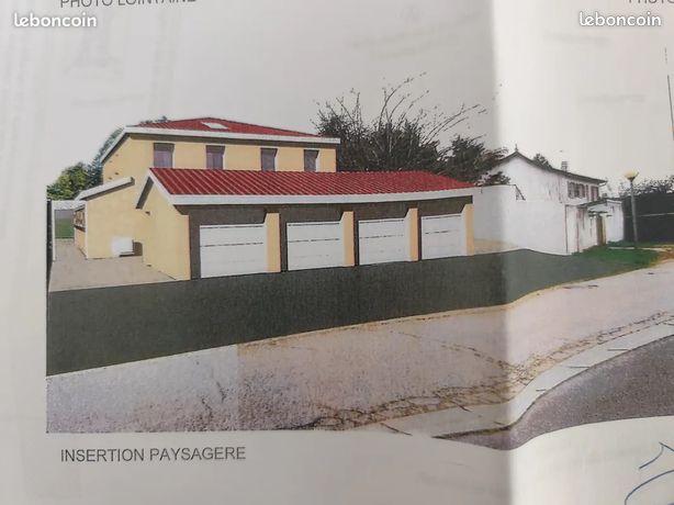 Maison 2 chambres +garage + terrasse +terrain