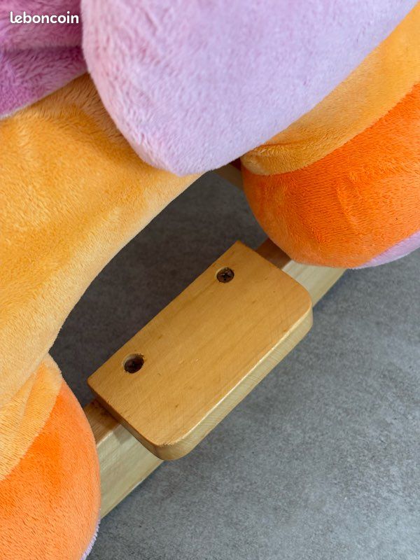 Vache à Bascule Funny Farmers Nattou Bébé Enfant Peluche Douce Jouet Éveil Motricité TBE (image 14)