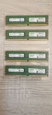 Kit 4x4Go RAM DDR4 Crucial 2133MHz (PC4-17000) pour PC de Bureau 1