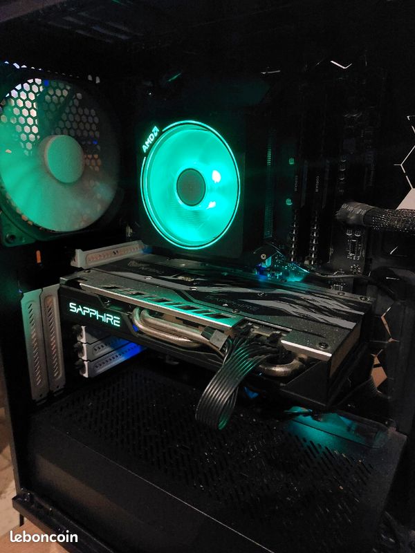 PC Gaming ryzen 5 3600x - b550 MSI - AMD RX 580 SAPPHIRE - 16 go CORSAIR (image 1)
