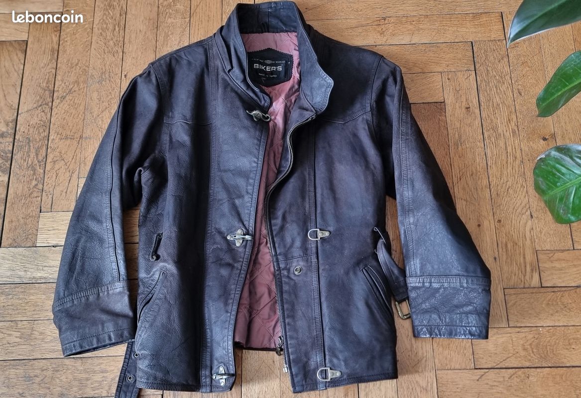 Veste en cuir - très bon état - taille 36 (image 3)