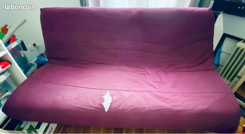 Canapé Clic clac 140x190 matelas BULTEX (image 1)