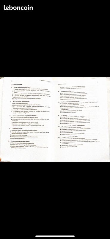 Livre entraînement QCM anatomie médecine paces/pass (image 3)