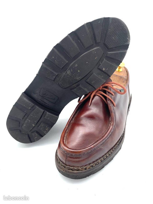 Chaussures Derby Paraboot Michael - Cuir Marron - Taille 39 (5.5 UK) - Occasion Rare