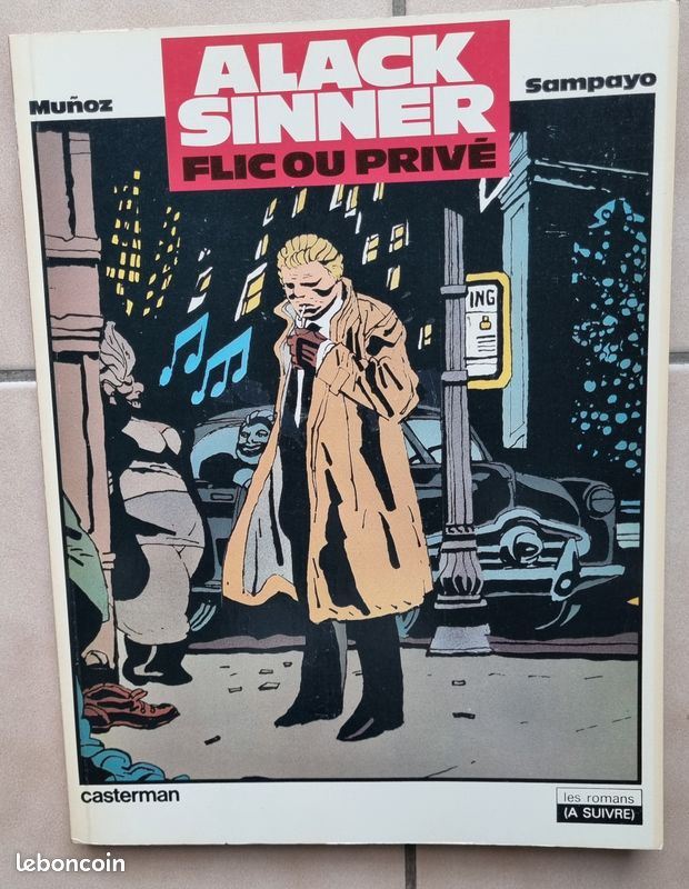 BD ALACK SINNER. FLIC OU PRIVE (1ère édition) (image 1)