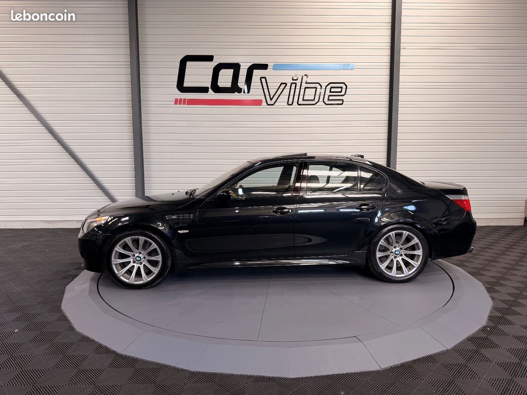 Bmw m5 e60 v10 - sieges chauffants av/ar - sieges av electriques - ciel de toit alcantara- toit ouvrant - g (image 7)
