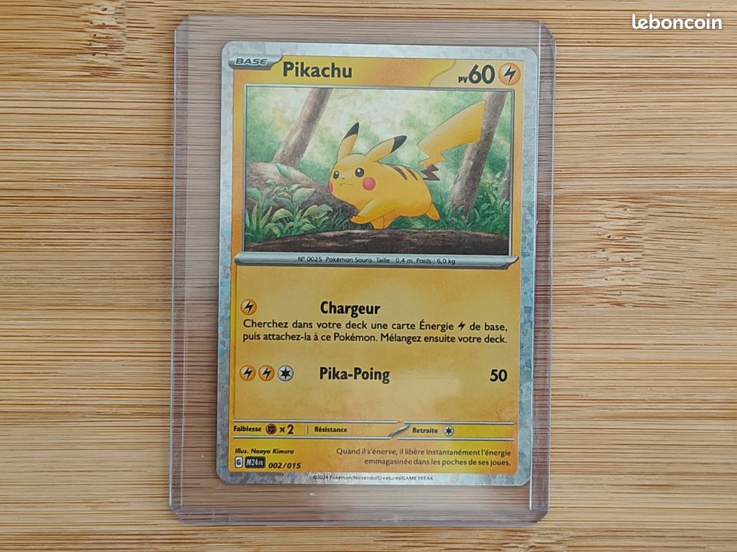 Pikachu Holographique M24 002/015 - Collection