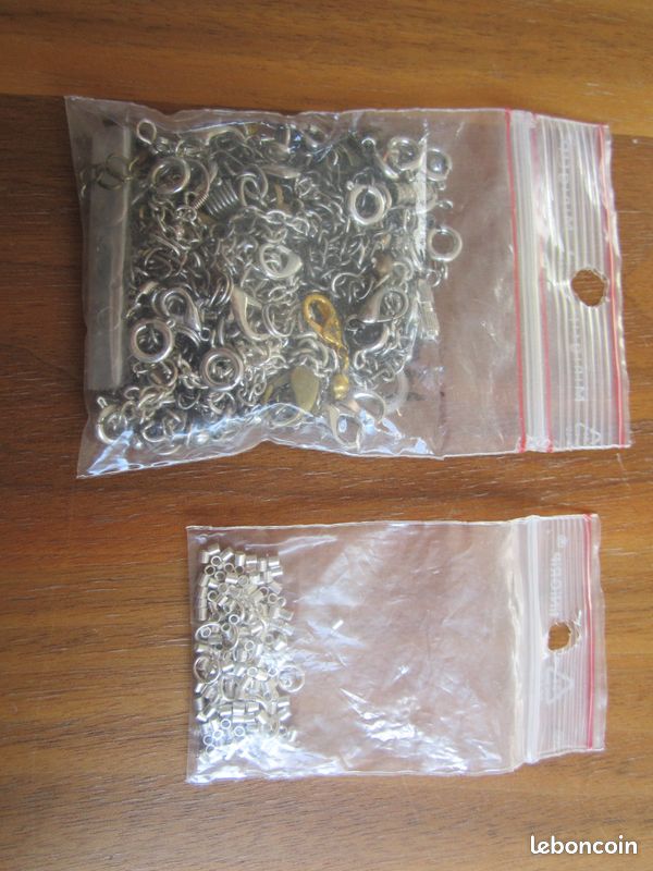 Lot Apprêts Bijoux et Perles à Ecraser (image 1)
