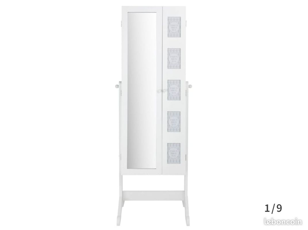 Armoire bijoux avec miroir (image 1)