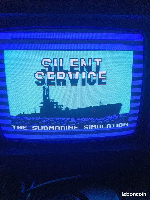 RARE-Jeu Amstrad CPC 464 Silent Service - Jeux vidéo