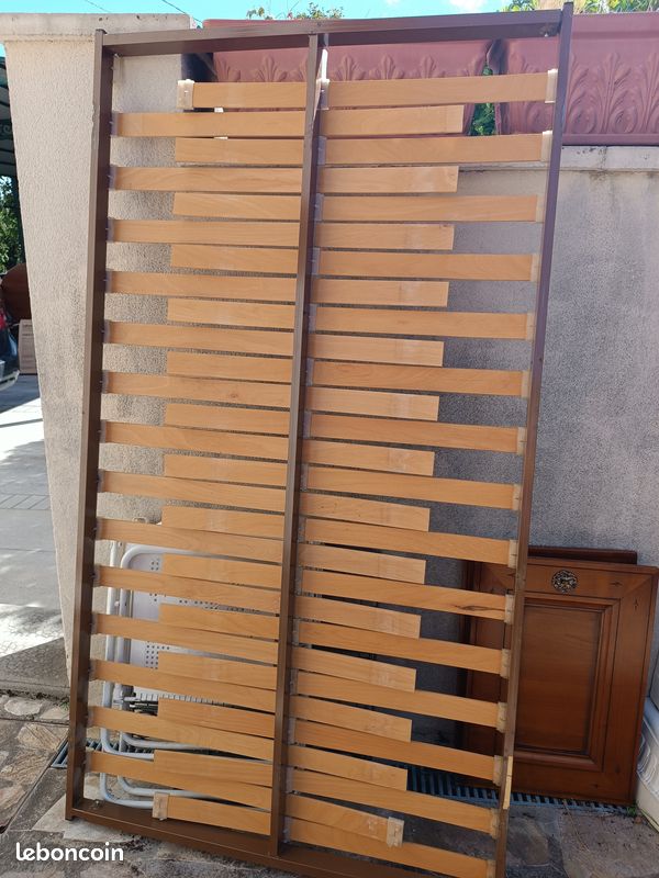 Sommier extensible L 190 x larg(110 a 160) en largeur (image 4)