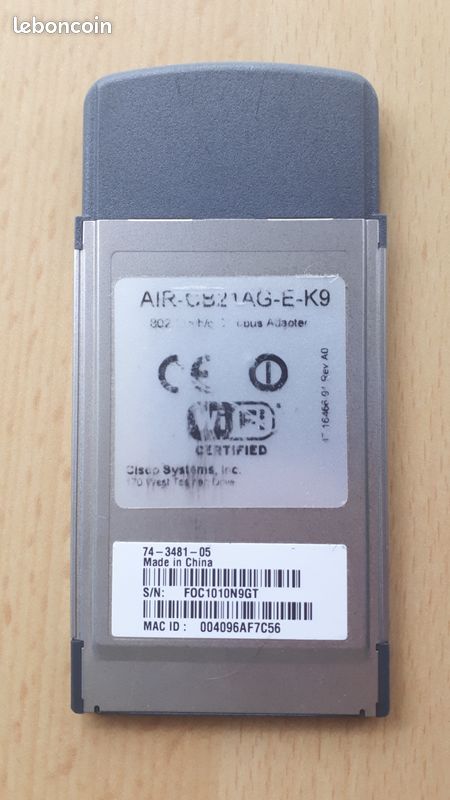 Cisco Aironet Wireless CardBus Adapter (image 2)