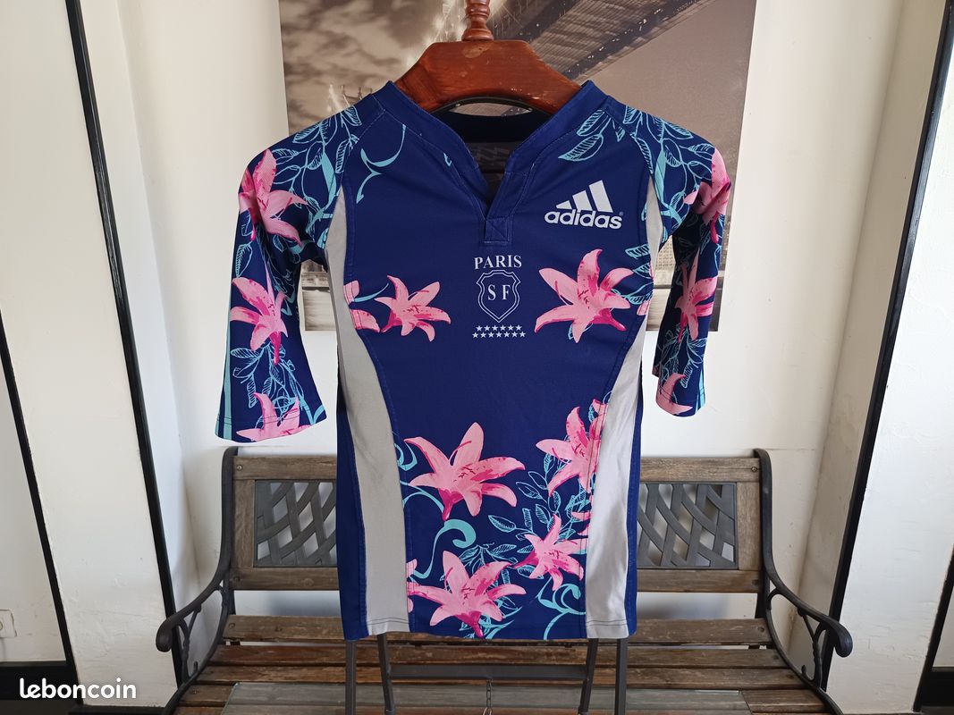 France Rugby Jersey Camisa Adidas Paris Sf Paris Rugby Shirt Stade