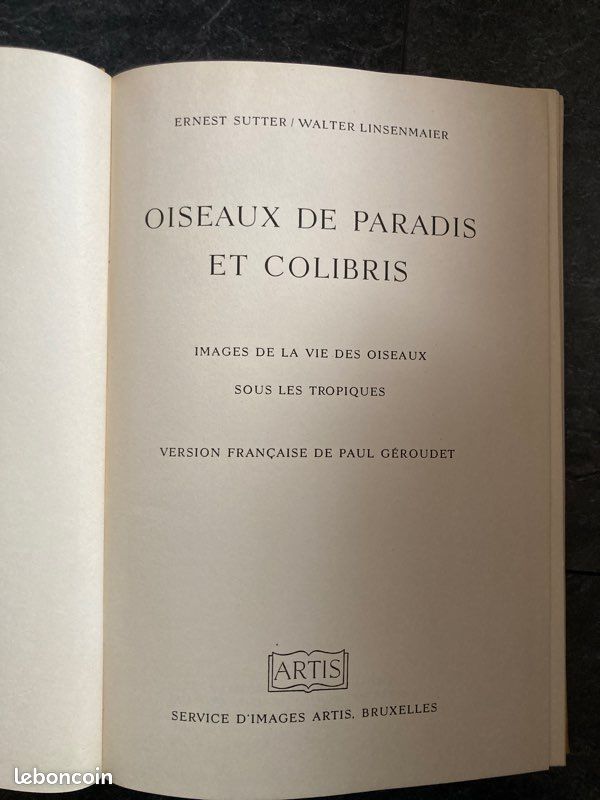 Livre oiseaux de paradis et colibris (image 2)
