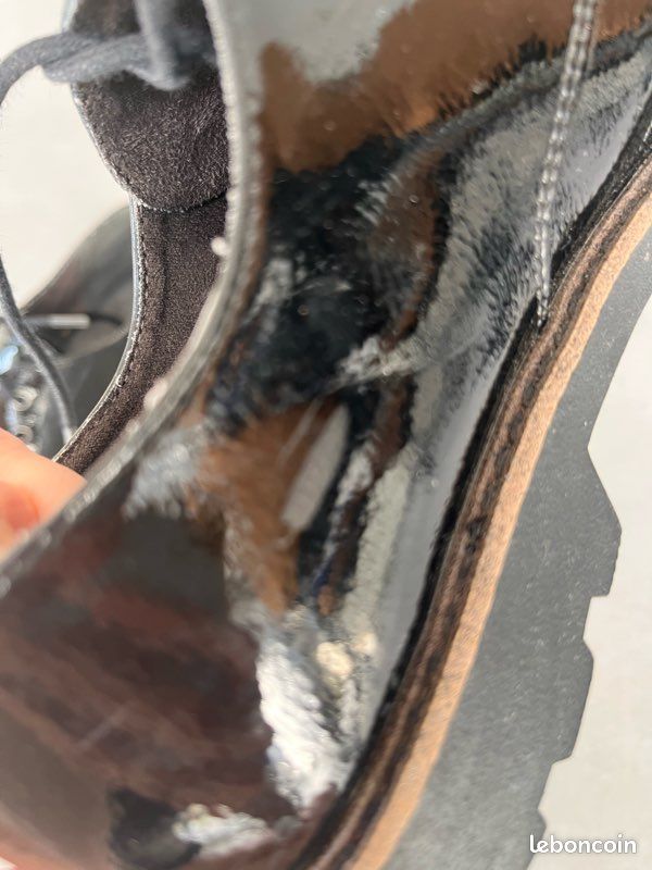 Chaussures à lacets Tamaris noires brillantes - Derby - 37 (image 9)