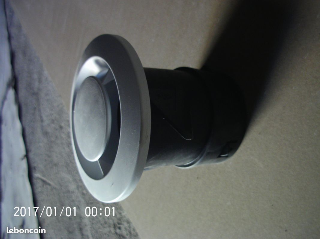Bouche d'aération VMC fixe universelle diamètre 80 (image 1)