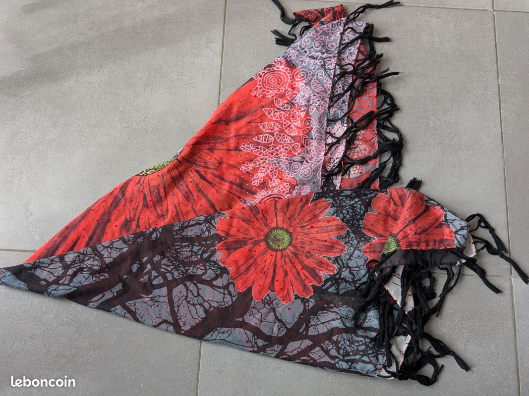 Scarf Foulard Desigual Pas Cher Cachemire Echarpe Femme ÉCharpe