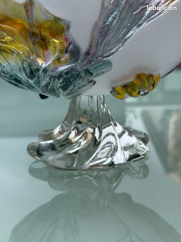 Table d'appoint tulipe vintage Space âge des années 70 Opal Mabel