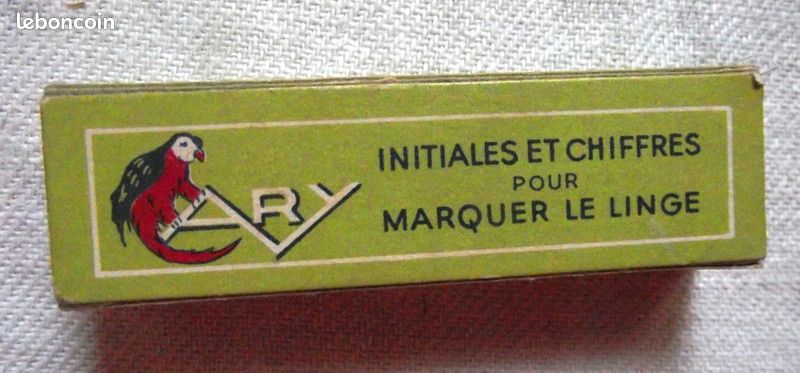ANCIENNE BOÎTE DE Lettres Et Chiffres Pour Enfants Tiflex, Incomplet