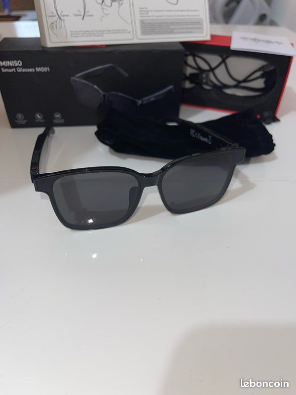 Lunettes Connectées Korons - Caméra HD Intégrée - Cadre TP Léger Et Résistant - Lunettes De Soleil High-tech