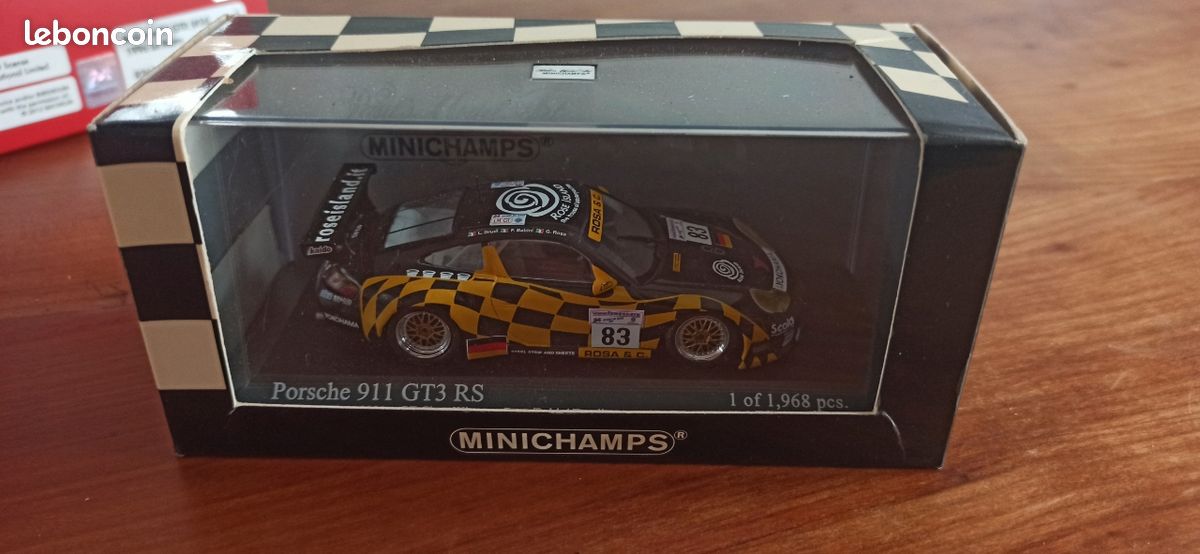 PORSCHE 911 TYPE 996 GT3 RS Seikel n° 83 Le Mans 2003 Base MINICHAMPS 1