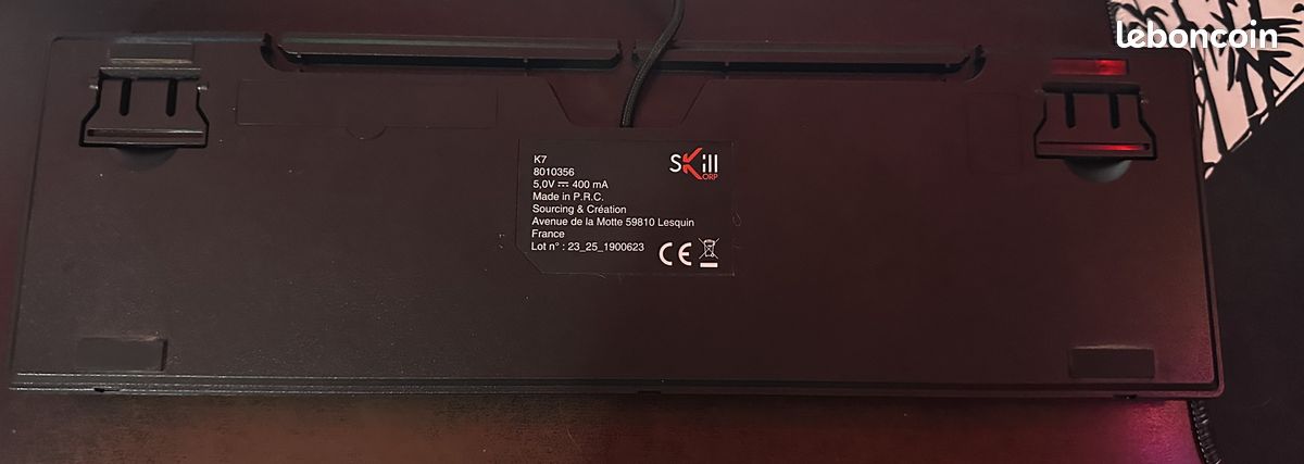 Clavier SKILLKORP RGB K7 (image 2)