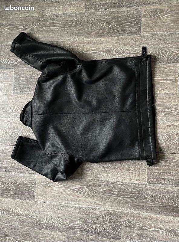 Veste effet cuir col mouton taille XL (image 6)