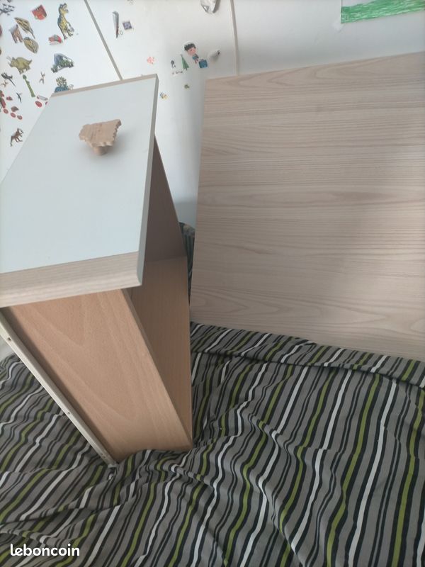 Tablette armoire chêne blanchi Gautier (image 3)