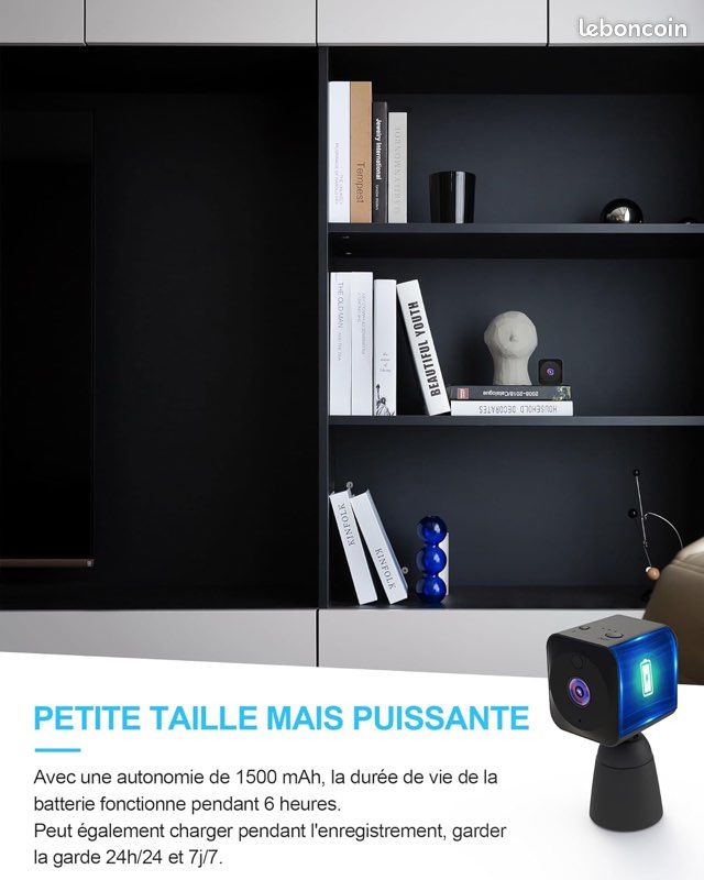 Mini Caméra, Caméra De Surveillance Sans Fil WiFi En Temps Réel Pour Le