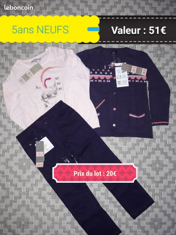 Diff. Vêtements fille 5 ans (image 5)