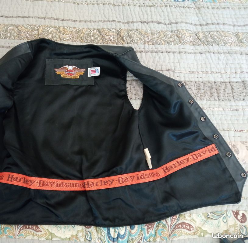 Gilet en cuir, Harley Davidson taille M (image 5)