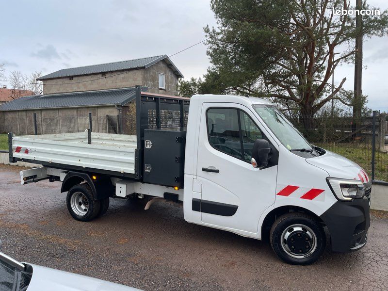 Renault Master Benne Coffre 2.3 Dci 130cv BVM6 Roue Jumelée / Lames renforcée / TBE / Faible Kilométrage (image 4)