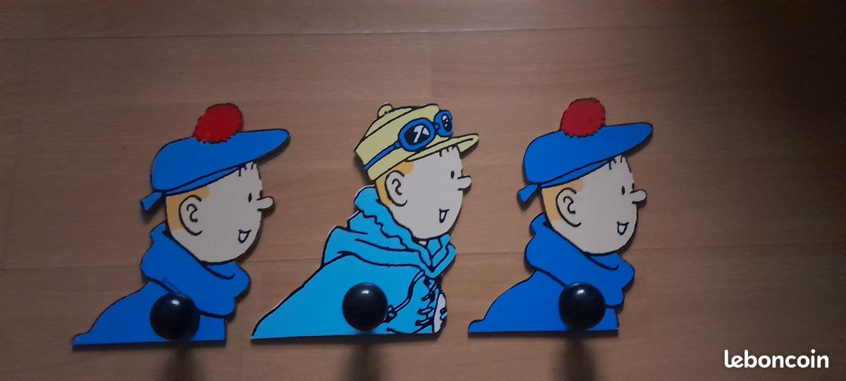 ANCIEN PORTE MANTEAU BOIS TINTIN MILOU TROUSSELIER Vintage Hergé Silhouette EUR 39,90 - FR ANCIEN PORTE MANTEAU BOIS TINTIN MILOU TROUSSELIER Vintage Hergé Silhouette EUR 39,90 - FR