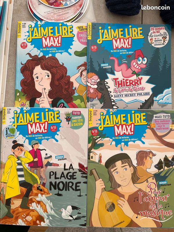 Lot 4 livres J’aime lire Max (image 1)