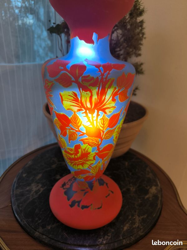 Vase Carré En Verre Gravé à La Main Johnny Hallyday (Édition Limitée)