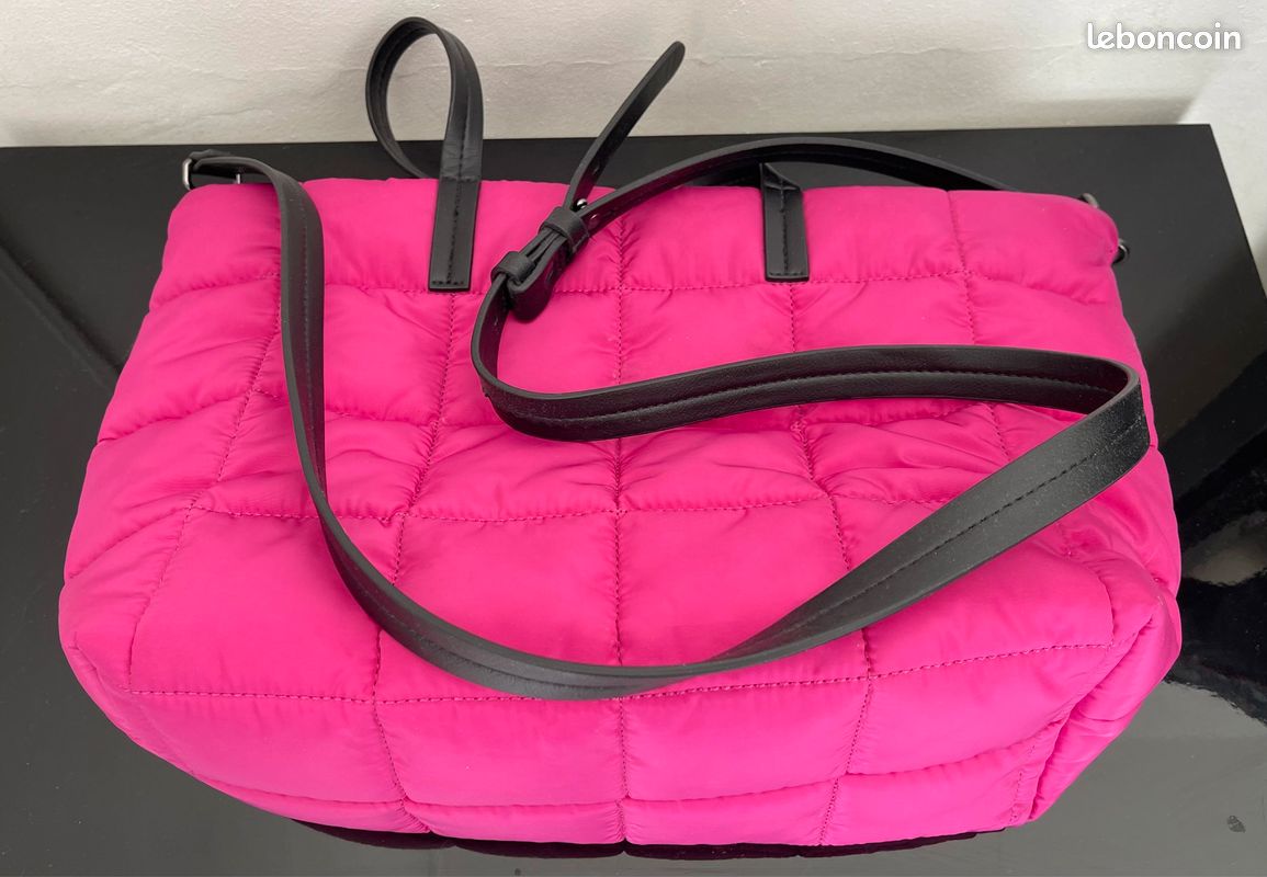 Sac bandoulière rose (image 1)