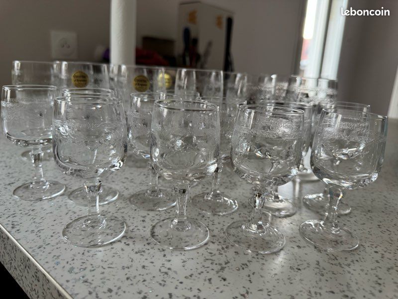 Lot de verres en cristal d’arc (image 5)