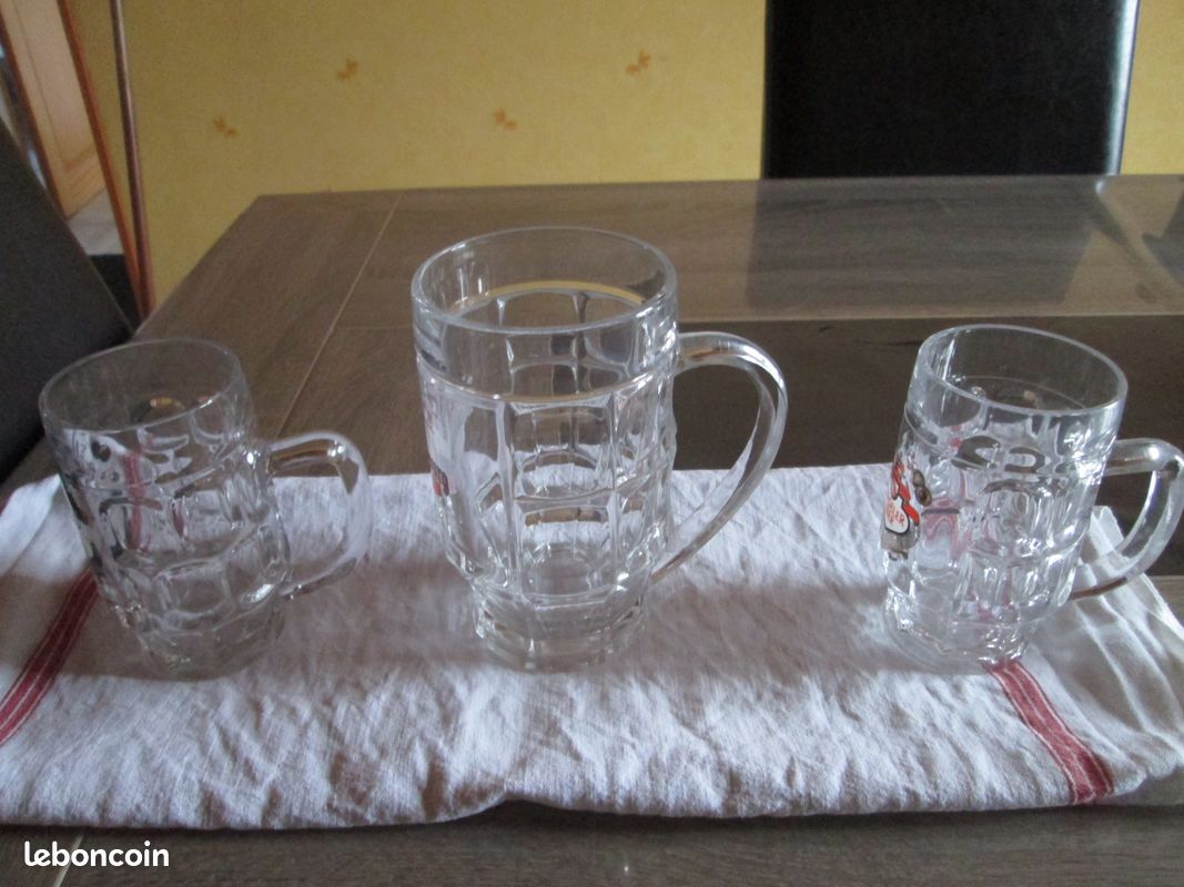 3 chopes à biere (image 2)