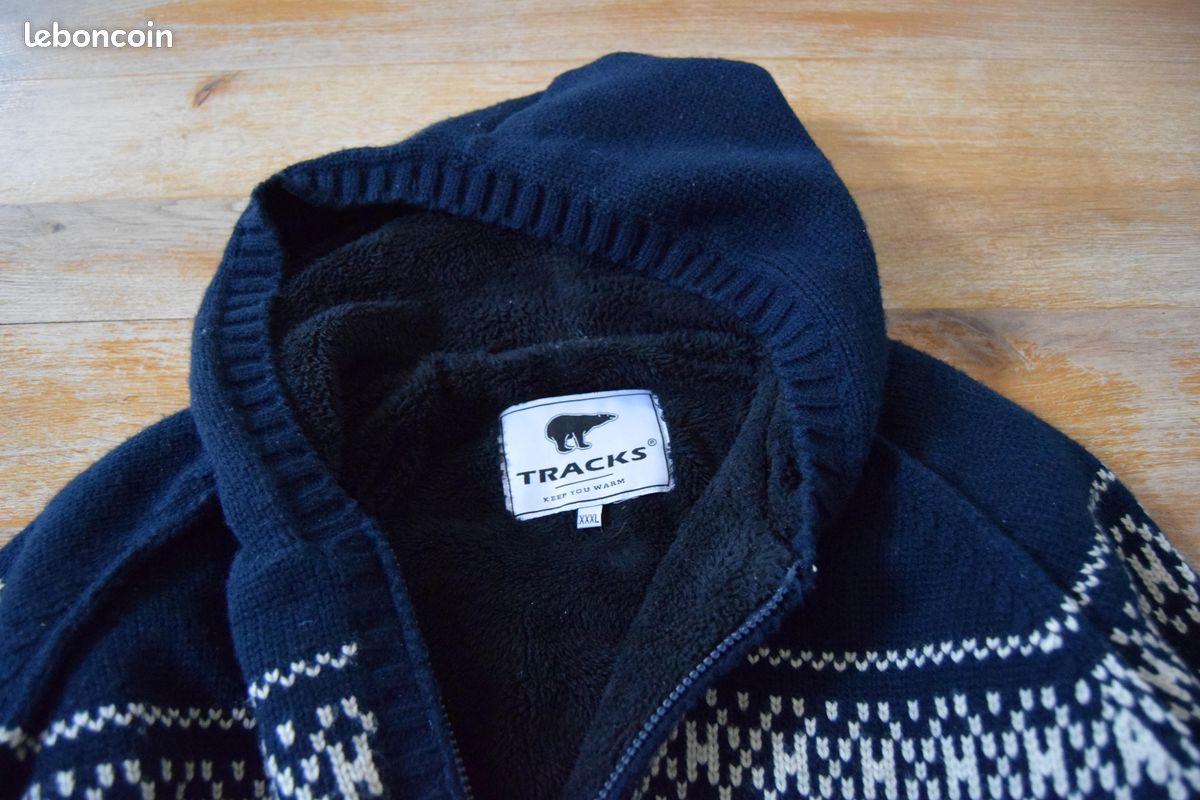 Sweat capuche USAF air force bleu marine XL oversize vintage - Vêtements