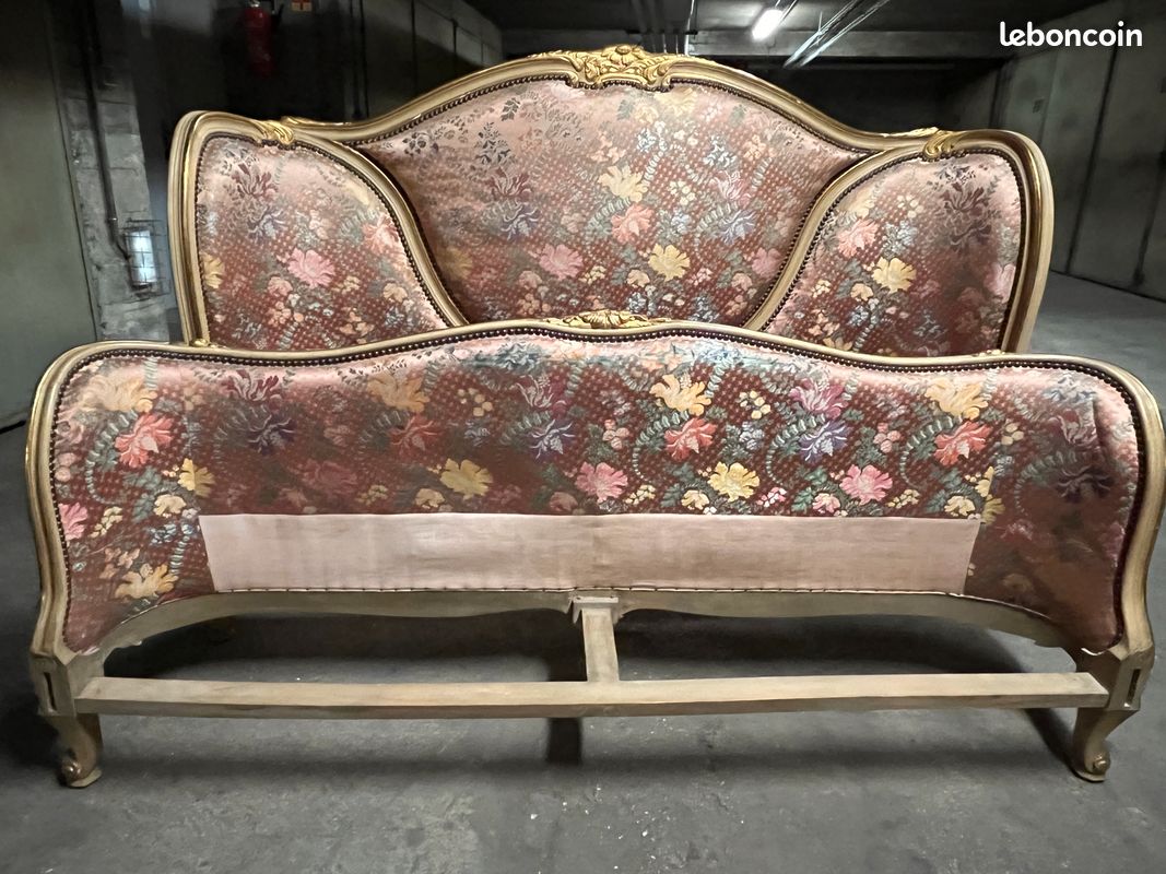 Lit corbeille style Louis XV (image 1)
