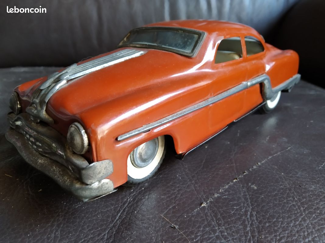 Ancienne Voiture Jouet En Tôle Panaméricaine à Clé - Jouet Enfant Vintage