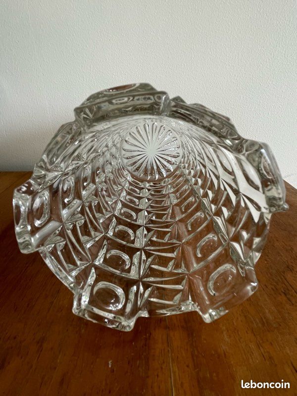 Vase en verre épais vintage (image 6)