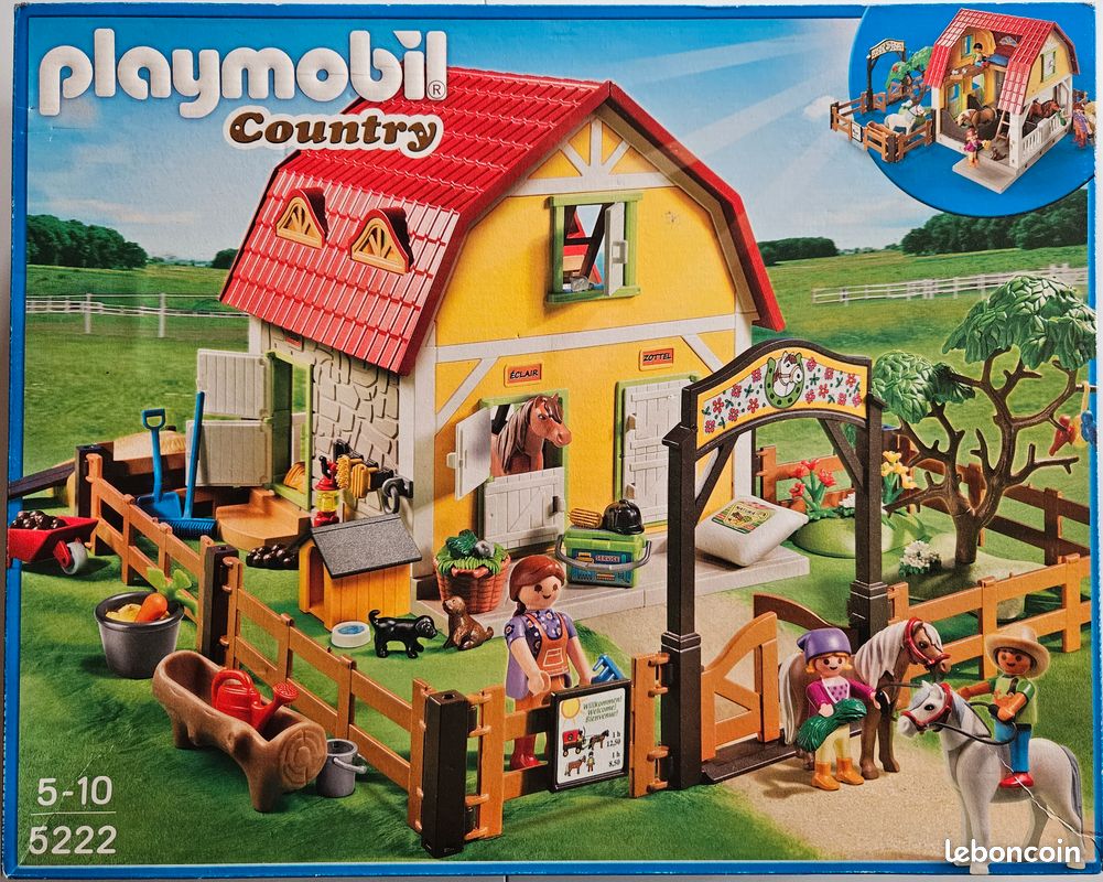 Ranch Playmobil country 5222 - Jeux & Jouets