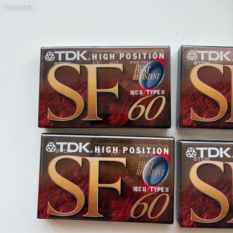 Maxell, TDK - Cassette audio vierge - Différents modèles