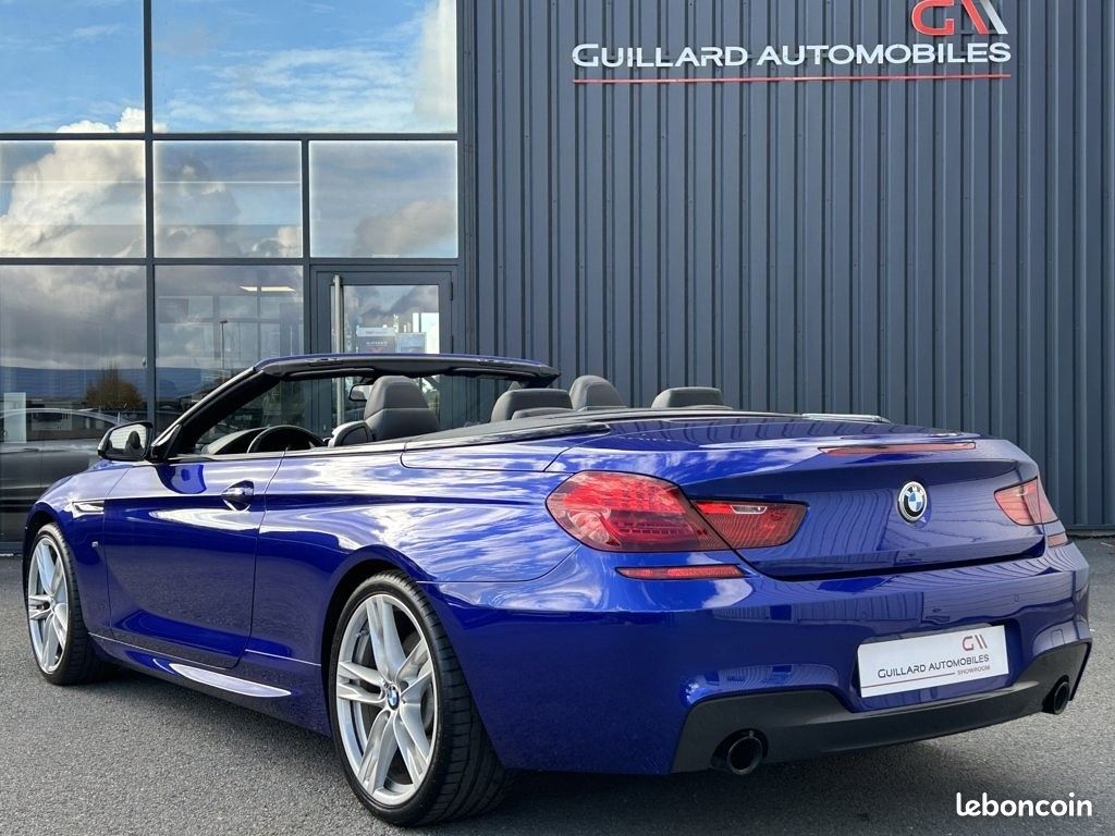 BMW 640 i CABRIOLET M-SPORT 320ch (F12) BVA8 (image 5)