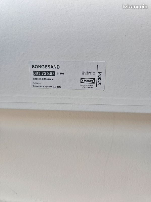 Lits ikea avec lates simples 2m×90cm (image 3)