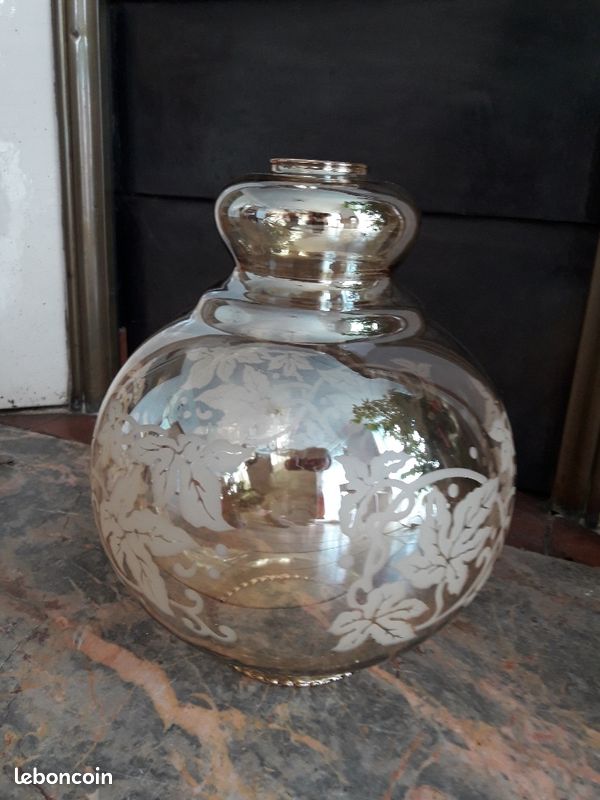 Abat jour en verre Sérigraphié (image 1)