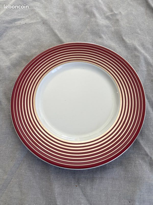 Guy Degrenne Lot de 6 Assiettes à Dessert Modulo Color Rose poudré