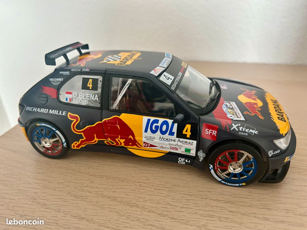 Peugeot 306 Maxi Loeb Racing 5 Rallye Du Mont Blanc 2021 Delecour Guigonnet Solido S1808302 Peugeot 306 Maxi Loeb Racing 5 Rallye Du Mont Blanc 2021 Delecour Guigonnet Solido S1808302